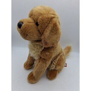 King Golden Retriever Puppy Dog Douglas Stuffed Plush Cuddle Toy Sitting 13"